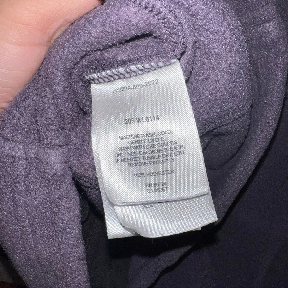 Columbia Small Purple Fleece Zip-Up Sweater